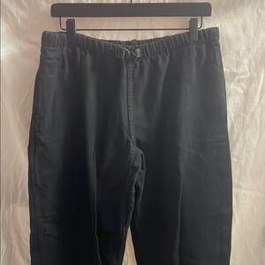 Gramicci Black Men's Pants with Adjustable Waist